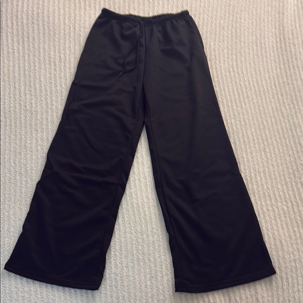 Black Wide-Leg Pants